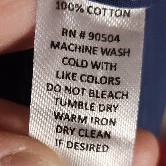 VSTR Blue Black Bear Print Button Down Large - Picture 5 of 5